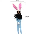 thumbnail image 5 of DecoracióN de Pascua con DecoracióN de Pascua Gafas de Sol Traje ResurreccióN Bigote Divertido con Orejas de Conejo Adorno Colgante A, 5 of 5