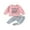 Pink, variant on Bagilaanoe 2PCS Toddler Baby Girl Long Pants Set Letter Print Long Sleeve Sweatshirt Pullover Tops + Sweatpants 6M 12M 18M 24M 3T Kids Casual Sweatsuits
