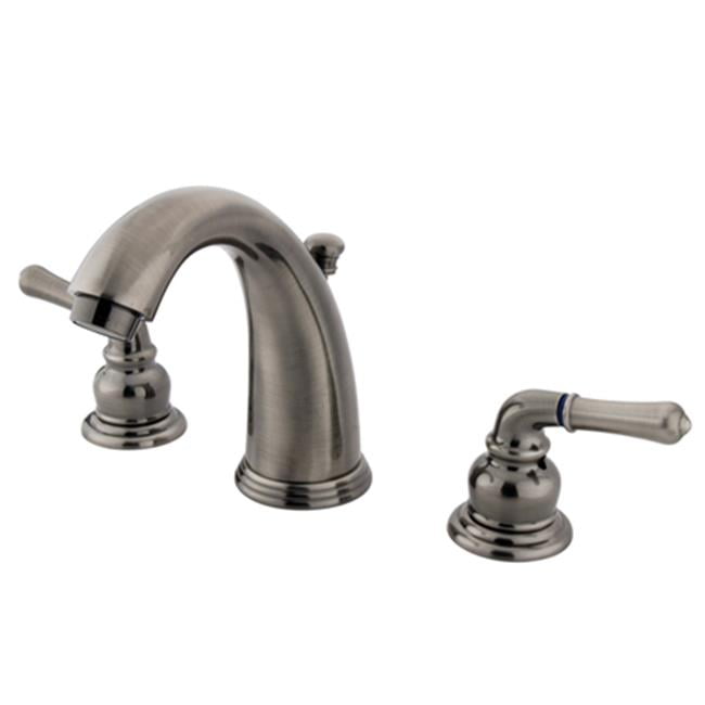 Brushed Nickel Double Handle 8-16 Inch Widespread Faucet