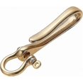 thumbnail image 1 of S Hook Clasps And Brass Shackles Clasps Hook Car Keychain Keyring Belt Hook Key Buckle Keychain For Men Wallet Chain Accessory, 1 of 5