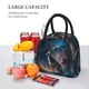 thumbnail image 5 of Disketp Night Sky Wolf Bolsa Térmica para Almuerzo, Lonchera con Abertura Amplia y Gran Capacidad, Organizador Reutilizable para Mujeres, Hombres y Adultos, 5 of 6