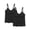 Black*2, variant on Women's Lace Cami Top - Adjustable Spaghetti Straps Wireless Comfort Padded Tank for Sleep Lounge