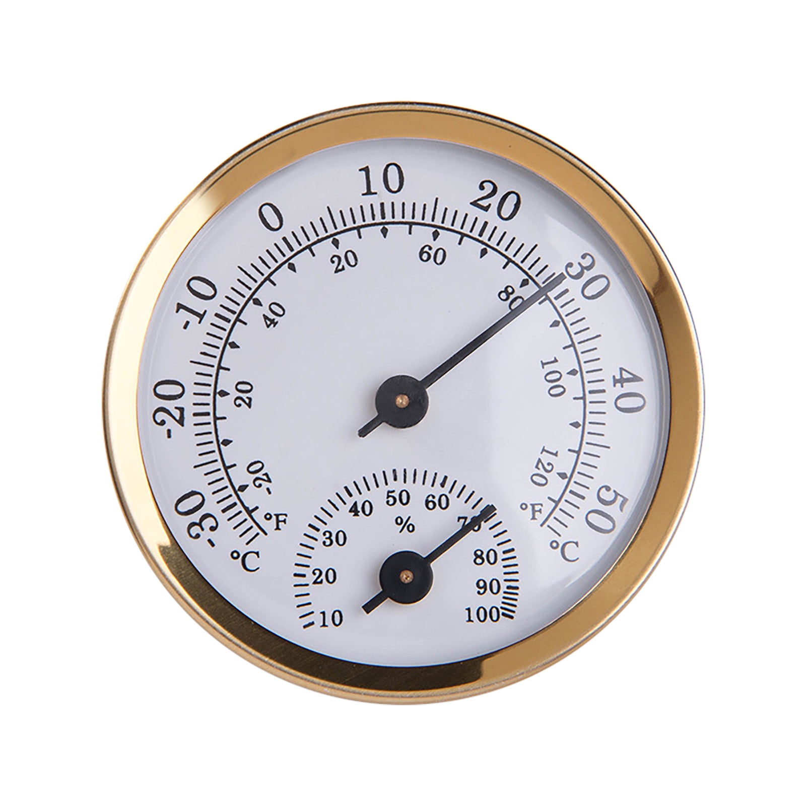 VerPetridure Wall Mount Analog Humidity Gauge Hygrometer Temperature