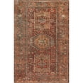 thumbnail image 6 of nuLOOM Ismeria Medallion Washable Area Rug, 4' x 6', Red, 6 of 9