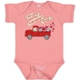 thumbnail image 3 of Inktastic Hoppy Valentine's Day Bunny Truck with Hearts Boys or Girls Baby Bodysuit, 3 of 5