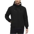 thumbnail image 3 of Men's Sherpa Hoodie Jacket Fleece Lined Zip Up Thinck Warm Hoodies Sweatshirt Winter Thermal Zipper Outwear Coat, 3 of 4