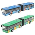 thumbnail image 1 of Vehículo juguete Zulema 2 piezas 1:64 Pull Back Bus coleccionable simulación Autobús, 1 of 8