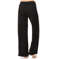 thumbnail image 5 of SOMER Women Pajama Pants Wide Leg Comfy Casual Lounge Pants Sleep Bottoms Black, 5 of 6