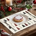 thumbnail image 6 of Nkmbld Placemats for Dining Table, Christmas Placemats Restaurant Decoration Table Mats Heat Resistant Non-Slip Place Mats for Kitchen Dining Decoration, 6 of 8