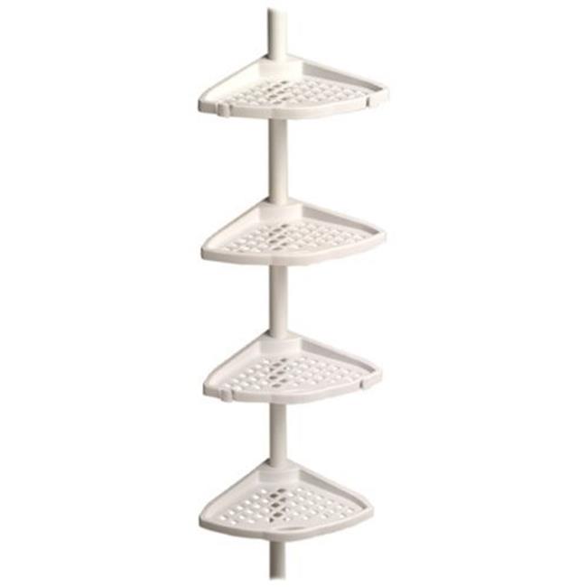 UltiMate White Shower Pole Caddy