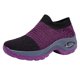 thumbnail image 4 of 1 par de zapatos deportivos de suela gruesa para mujer, zapatos con colchón de aire, zapatos transpirables, 4 of 5
