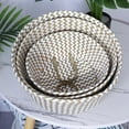 thumbnail image 5 of Groomer 10.6" Natural Seagrass Woven Basket Plant Pot, 5 of 7