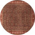 thumbnail image 1 of Ahgly Company Indoor Round Persian Brown Traditional Area Rugs, 7' Round, 1 of 4