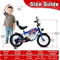thumbnail image 2 of ICEELF 12 inch Kids Bike for Boys & Girls Ages 2-9, Bicycle with Training Wheels, Multi Color, 2 of 7