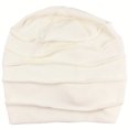thumbnail image 3 of Bangcool Turban Head Wrap Fashion Unisex Ruffle Beanie Headwrap Hair Cover Wrap Sleep Hat, 3 of 6
