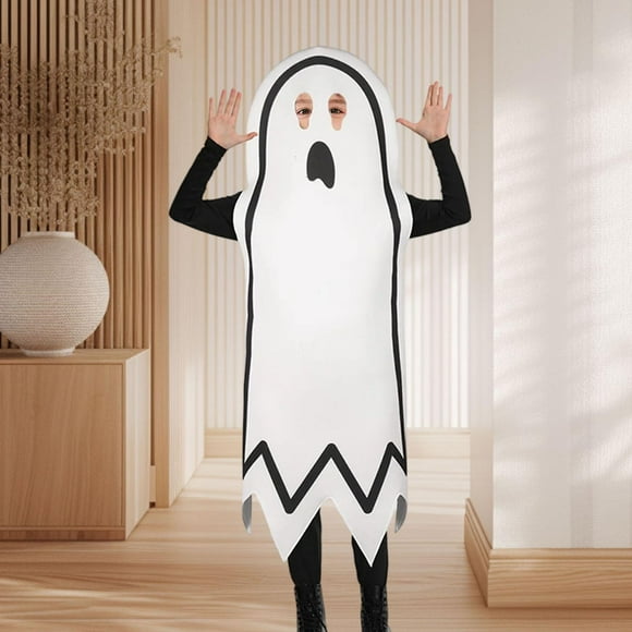 Disfraz de Halloween fantasma Tabard para el escenario Fiesta de juego de carnaval de carnaval para niños 52x114cm