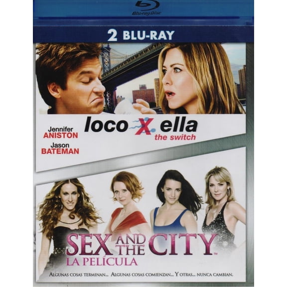 Combo 2 Peliculas Blu-ray VIDEOMAX Loco X Por Ella + Sex And The City