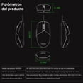 thumbnail image 3 of Mouse Gaming Philips Negro con Iluminación RGB y 6 Botones Programables, 3 of 7