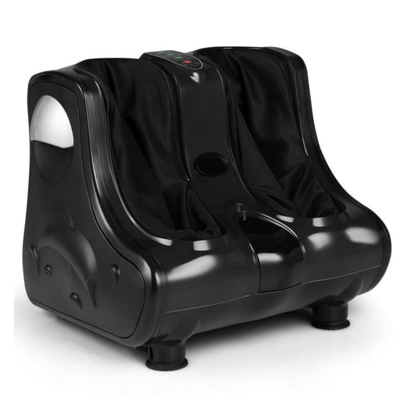 Shiatsu Foot & Leg Massager - Kneading, Rolling, Vibration & Heat - Relieve Pain & Improve Circulation - Fits Size Up to 9.5