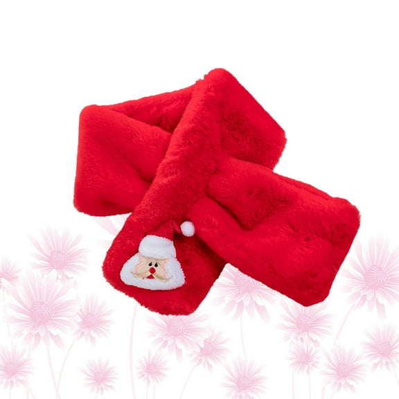 HONMEET Scarf for Kids Boys Warm Red 1Pack