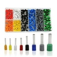 thumbnail image 1 of 800 PCS Ferrules kit, Wire Ferrules Crimp Connector, Insulated Cord Pin End Terminal AWG 22-10 Kit ,Great Assortment Ferrules Kit With Case, 1 of 7