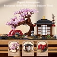 thumbnail image 3 of QOQ Cherry Blossom Tree Building Block Toys for Adults, Flowers Plants Display for Home Decor, Creative Mini Bricks Gift for Kids 14+ (916PCS), 3 of 10