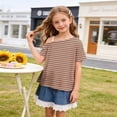 thumbnail image 5 of Piuwrlz Girls T Shirts 11 Kids Shirts Tops Crew Neck T-Shirts Orange Size 11 Years, 5 of 10