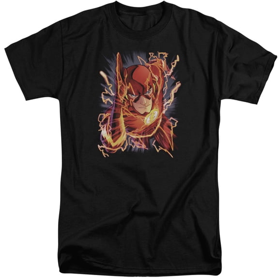 Justice League Flash #1 S/S Adult Tall Black