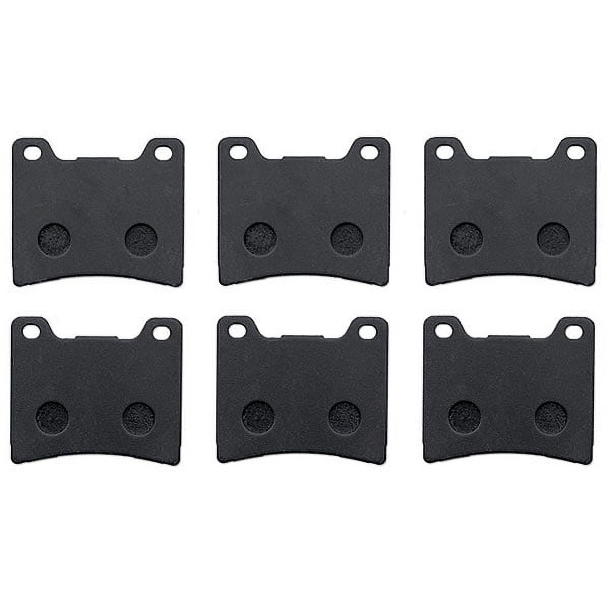 KMG Front + Rear Brake Pads Compatible with 1986-1987 Yamaha