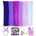 thumbnail image 6 of 500-Piece Multi-Color Lily Twist Pipe Cleaner Craft Kit - DIY Handmade Flower Project for Creative Fun and Imaginative Crafts!, 6 of 10