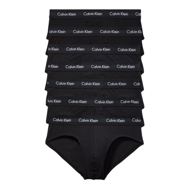 Calzoncillos Hip Brief de Algodón con Elasticidad para Hombre Calvin Klein, Paquete de 7