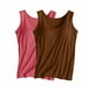 thumbnail image 1 of Camisola de manga corta para mujer con almohadilla para el pecho, sin aros de acero, ropa interior para yoga, pijamas deportivos para mujer, 1 of 2