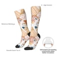 thumbnail image 4 of Naloa Tropical Beach Sea Shell Thigh High Socks Extra Long Stretchy Sock Women Over Knee High Opaque Stocking Daily Wear, 4 of 6