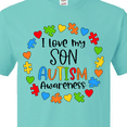 thumbnail image 4 of Inktastic I Love my Son Autism Awareness T-Shirt, 4 of 5
