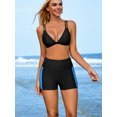 thumbnail image 4 of Attraco Women 3" Swim Shorts Tummy Control Board Bottoms for Women Swim High Waisted Swimming Shorts, 4 of 5