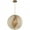 Wood, variant on 31873-017 Eurofase Lighting Abruzzo - One Light Medium Pendant-Wood Finish