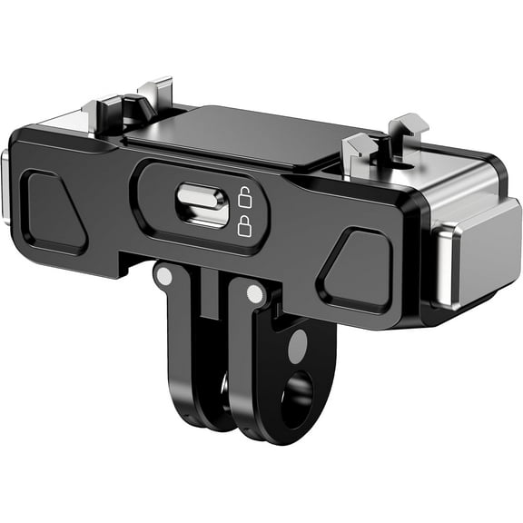 Magnetic Quick-Release Mount With Safety Latch for Insta360 X5/Ace Pro/Ace pro2/Ace New Upgraded Magnetic Adapter Base