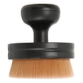 thumbnail image 4 of Brocha de maquillaje para base, brocha de maquillaje portátil de agarre fuerte sin cobertizo con tapa plana y cubierta protectora, 4 of 5