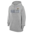 thumbnail image 2 of Women's G-III 4Her by Carl Banks  Heather Gray Denver Nuggets Dot Print Pullover Hoodie, 2 of 3