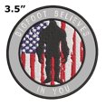 thumbnail image 2 of Bigfoot Believes in You 3.5" Iron On Or Sew On Embroidered Fabric Badge Patch Unexplained Mysteries Iconic Series, 2 of 2