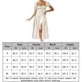 thumbnail image 2 of Vestidos Largos Vestidos de mujer Manga abullonada Vestido elegante Primavera Verano Ropa (Blanco M) Kuymtek para Mujer Blanco T M, 2 of 7