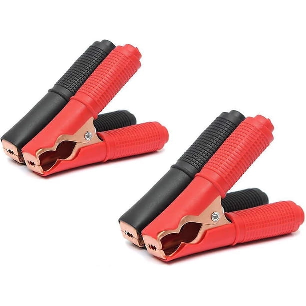 Spring Loaded Alligator Clips 4pcs Insulated Alligator Clips Spring Loaded Truck Car Battery Electric ...