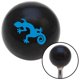 Bouton de Changement de Vitesse Bleu Gecko Noir avec M16 x 1,5 Insert Levier de Vitesses Automatique Manuel Personnalisé Brody – image 1 sur 1