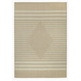 thumbnail image 2 of FH Home Flat Woven Outdoor Rug - Waterproof, Easy to Clean, Stain Resistant - Premium Polypropylene Yarn - Modern Geometric Kilim - Patio, Deck, Porch, Balcony - Mesa - Beige - 2ft 7in x 4ft 11in, 2 of 5