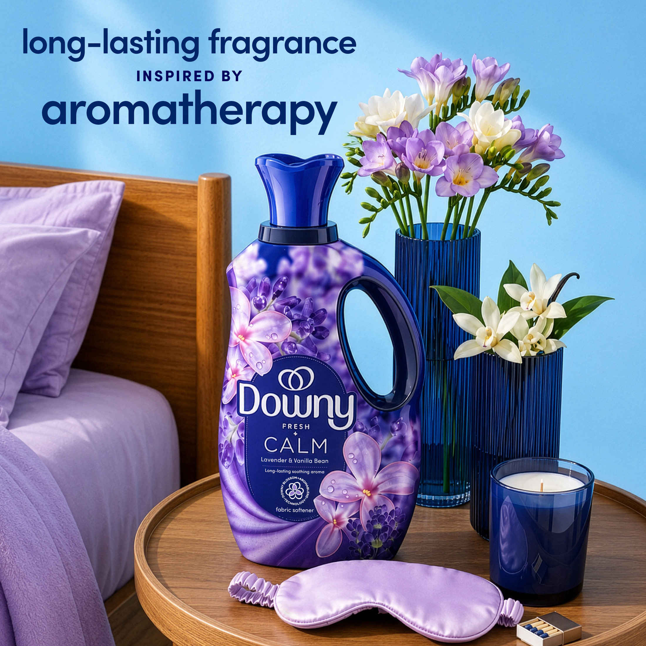 Downy Calm Liquid Fabric Softener, Lavender & Vanilla, 93 fl oz photo 4