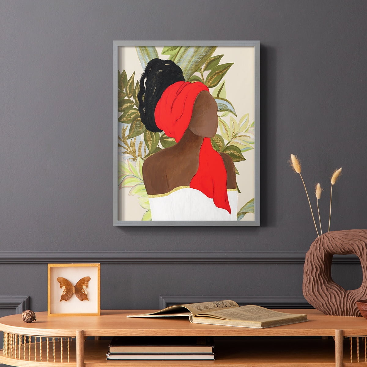 All That Beauty I in Paper Solid Wood 16 x 20 Framed Print