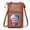 Brown, variant on Ladies Messenger Bag Star Print Ladies Messenger Fits Most Phones Memorial Gift