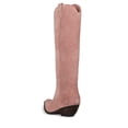 thumbnail image 3 of Jeffrey Campbell Calvera Pink Suede Pointed Western Angled Heel Knee High Boot (Pink Suede, 9.5), 3 of 4