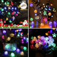 thumbnail image 4 of Cadena de luces solares para exteriores, 8 modos de iluminación, luces de hadas, energía solar Luces de patio con energía solar para jardín, patio, fiesta, boda, vacaciones, Navidad (5 metros, 20 luce, 4 of 4