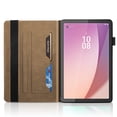 thumbnail image 2 of Tree of Life Embossed Case for Lenovo Tab m9 Stand, Card Slots, Stylus Loop Brown, 2 of 2